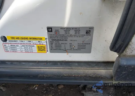 2013 Chevrolet Traverse 2Lt from USA, damaged, VIN 1GNKRJKD2DJ251680